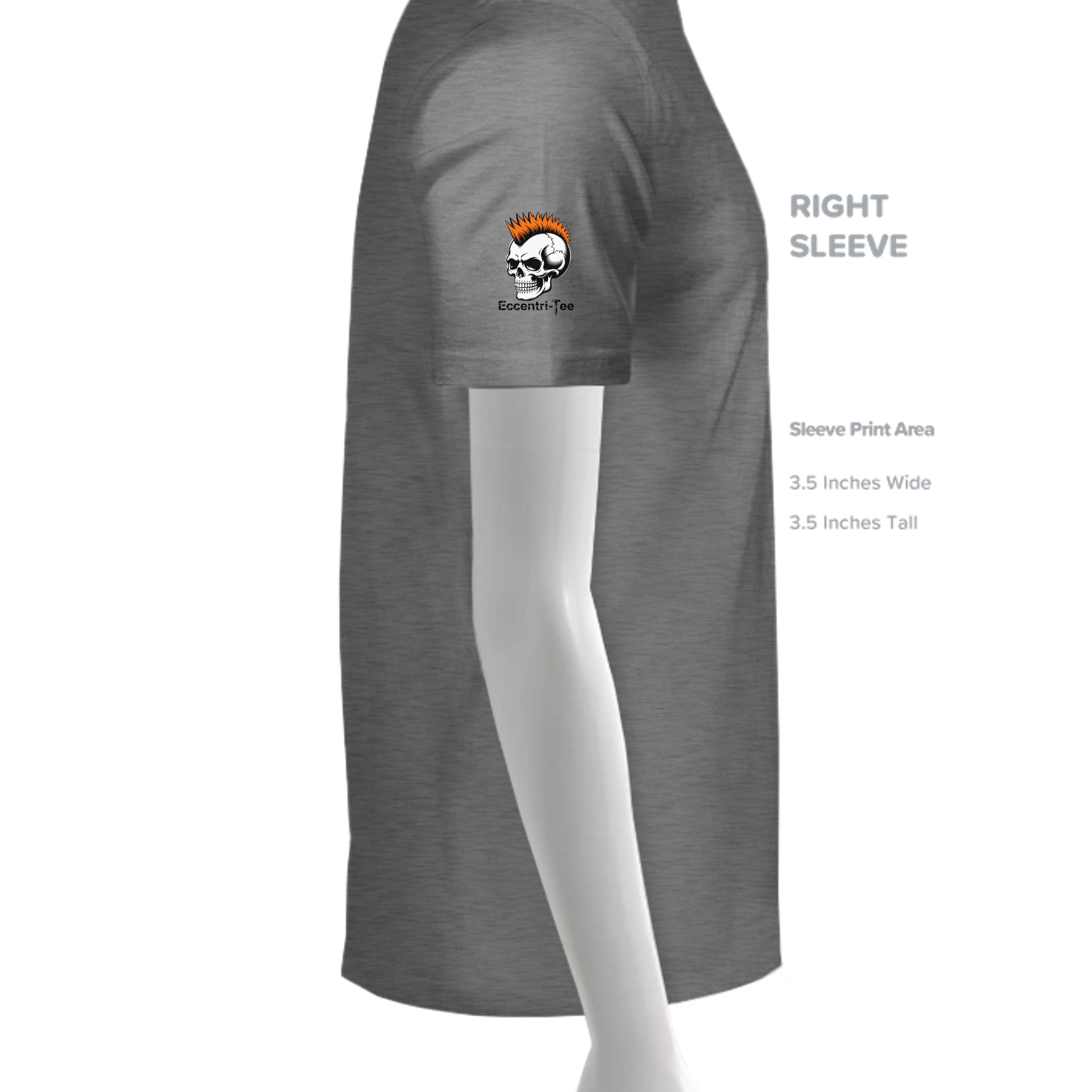 GRAPHITE HEATHER - G500 - SLEEVE_RIGHT