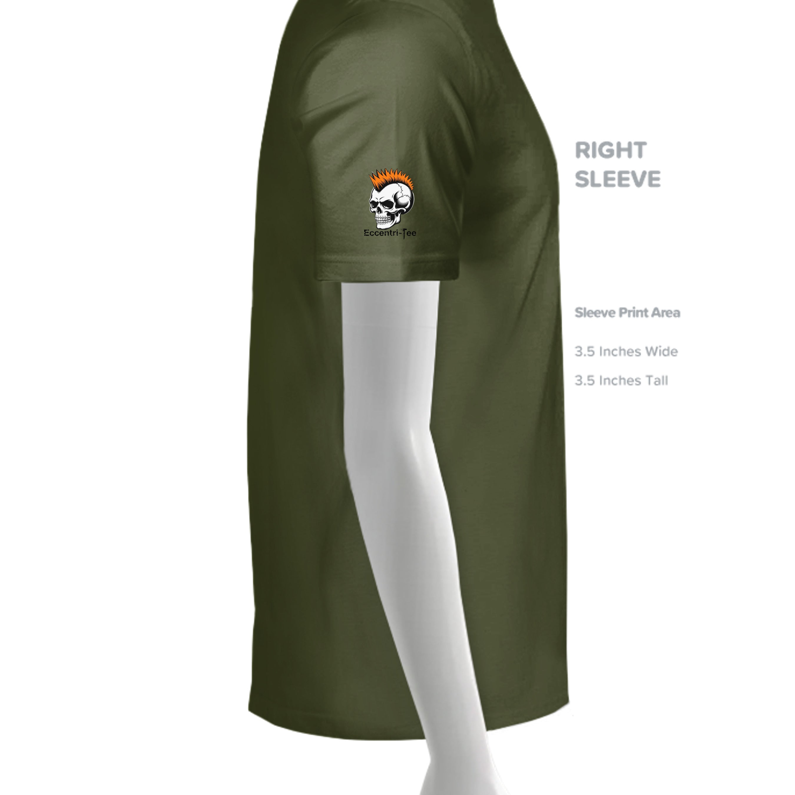 MILITARY GREEN - G500 - SLEEVE_RIGHT