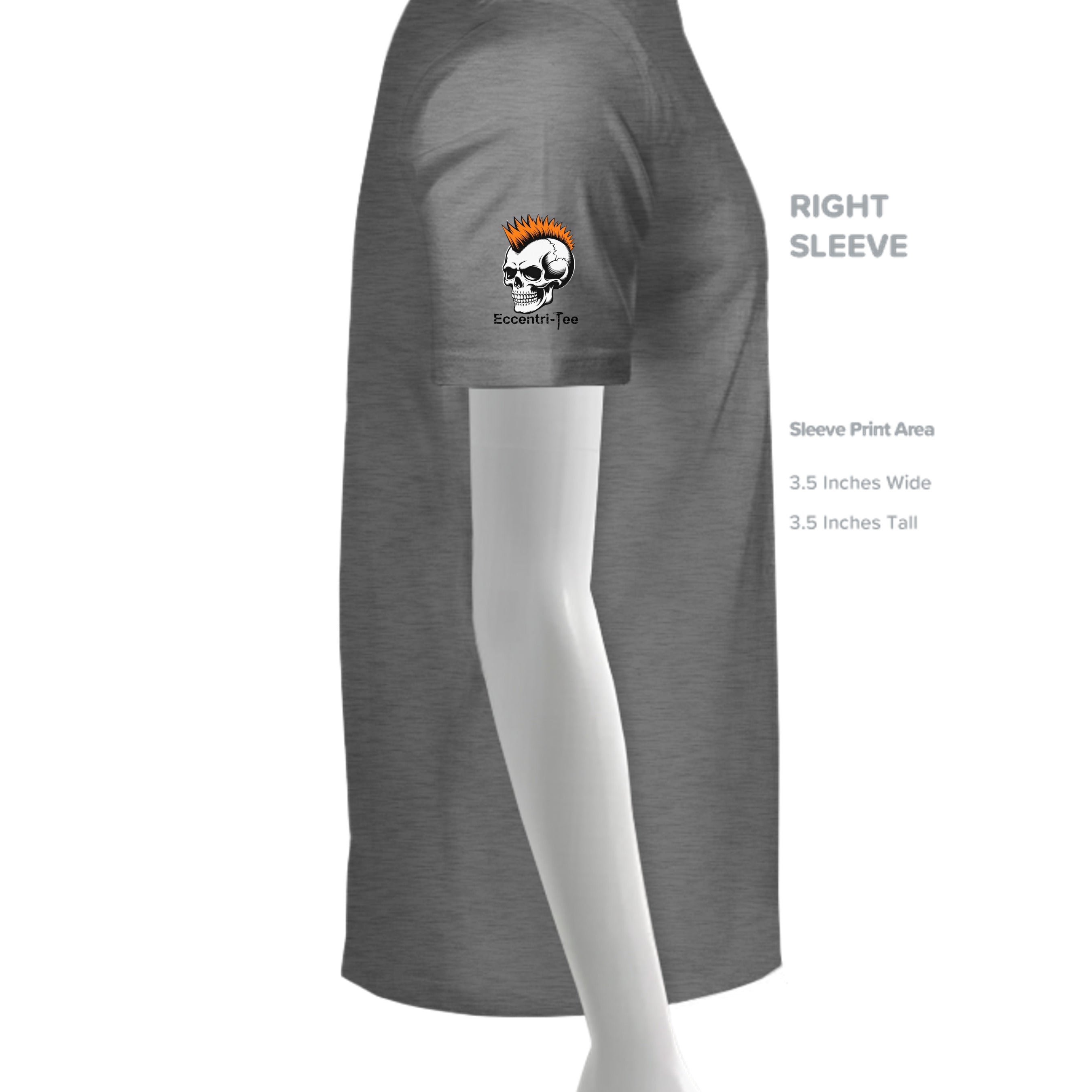 GRAPHITE HEATHER - G500 - SLEEVE_RIGHT