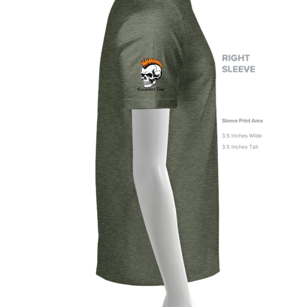 HEATHER MILITARY GREEN - G500 - SLEEVE_RIGHT