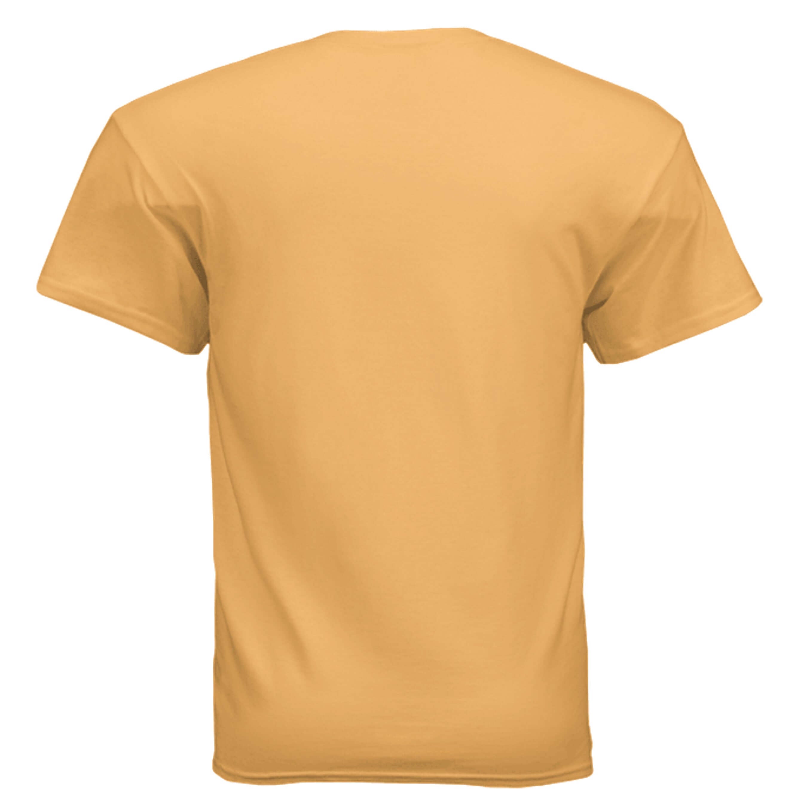 Back view of the Eat Me Gildan G500 T-Shirt in a vibrant yellow color.