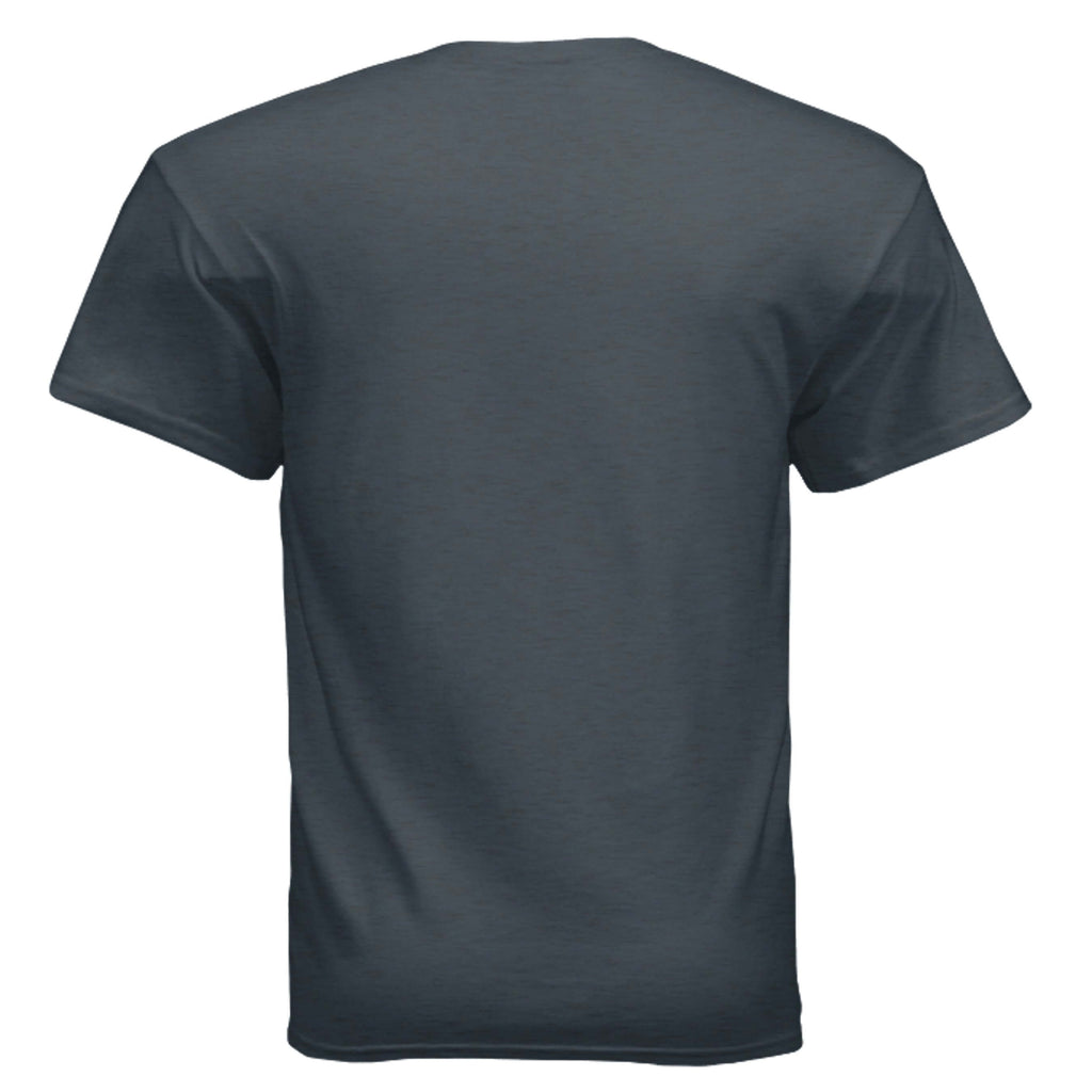 Back view of the Eat Me Gildan G500 T-Shirt in a dark color.