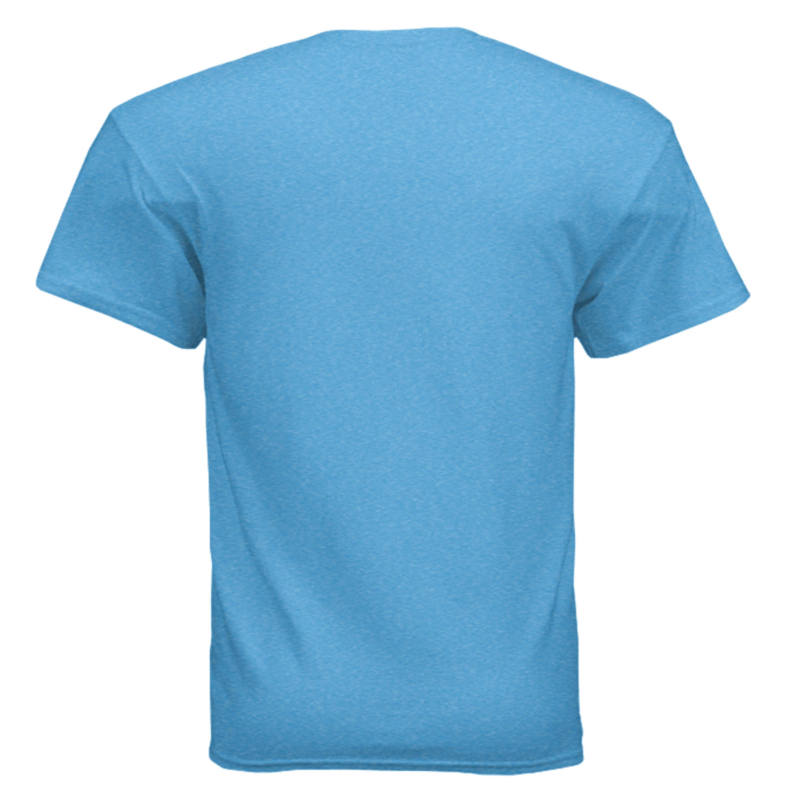 Back view of the Eat Me Gildan G500 T-Shirt in vibrant blue color, showcasing its comfortable design.